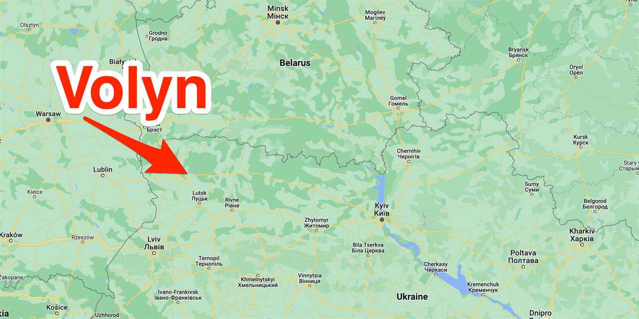 Volyn map