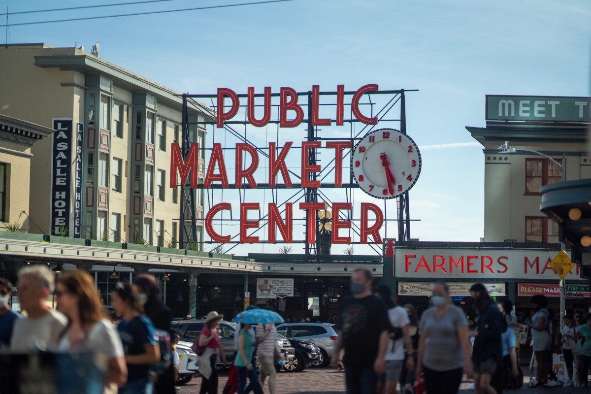 pike place market in seattle, wa