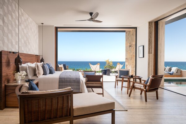 The Ritz-Carlton has more than 100 luxury hotels and resorts in 30 countries—and each one features the brand’s signature bedding collection, including the Featherbed mattress topper that is the secret to a good night’s sleep. The Zadún, seen here, is a Ritz-Carlton Reserve property on the coast of San José del Cabo, Mexico.