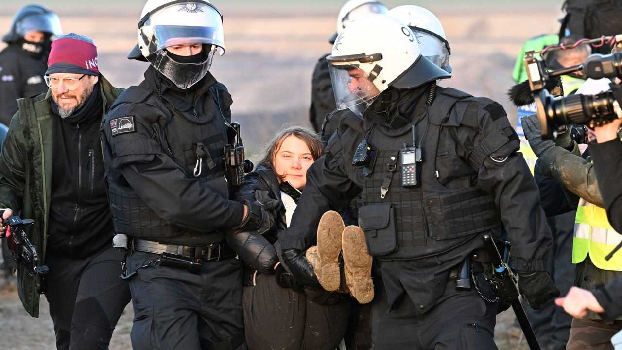 JUST IN: Swedish Climate Brat Greta Thunberg Detained by German Police for Protesting a New Coal Mine