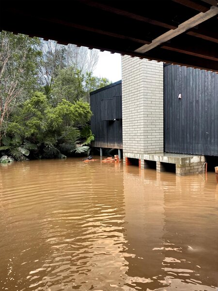 Smart Design Saved This Backyard House From a Devastating Flood