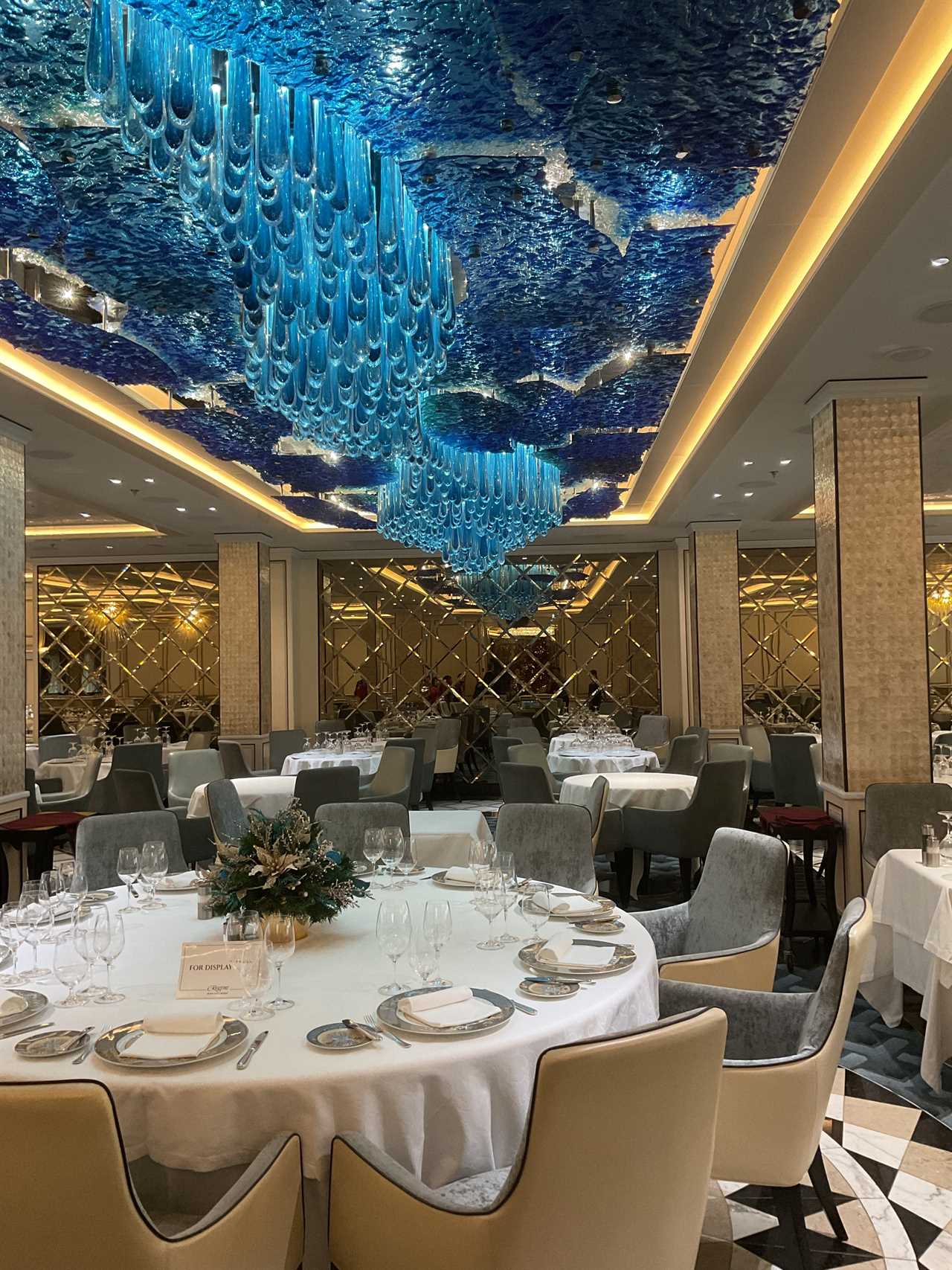 Compass Rose Restaurant in the Regent Seven Seas Explorer