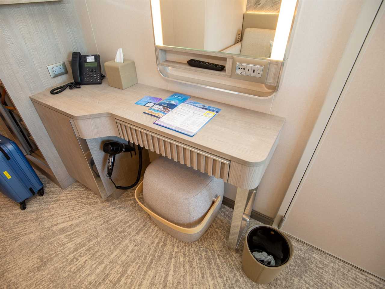 Inside the family balcony stateroom on Norwegian Cruise Line's Norwegian Prima