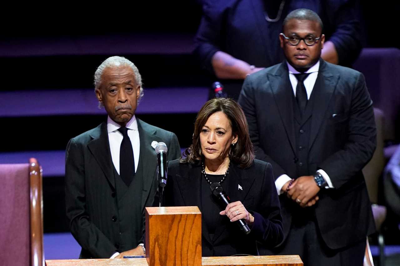 Kamala Harris, Tyre Nichols funeral