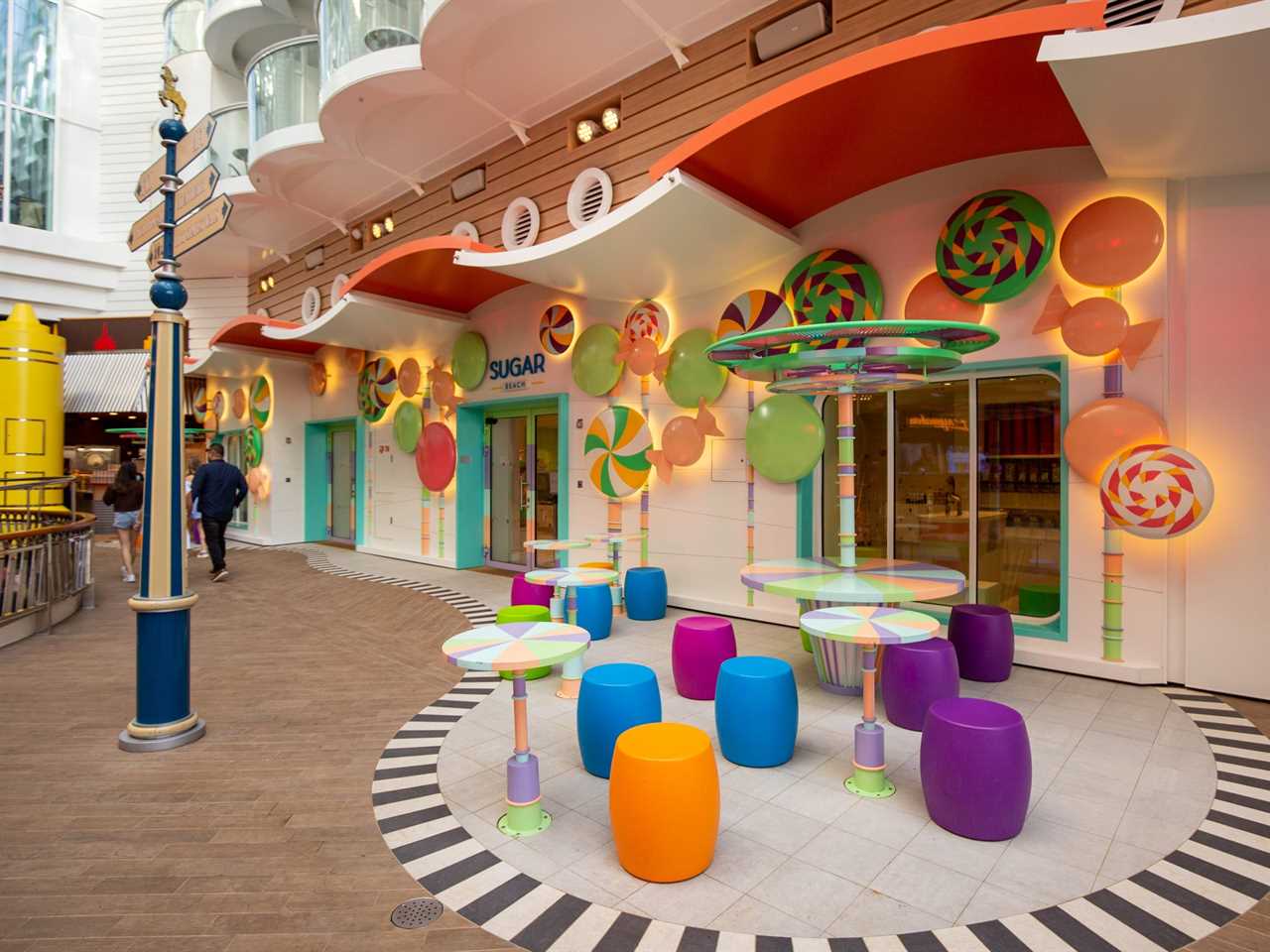 A candy shop on the Wonder of the Seas