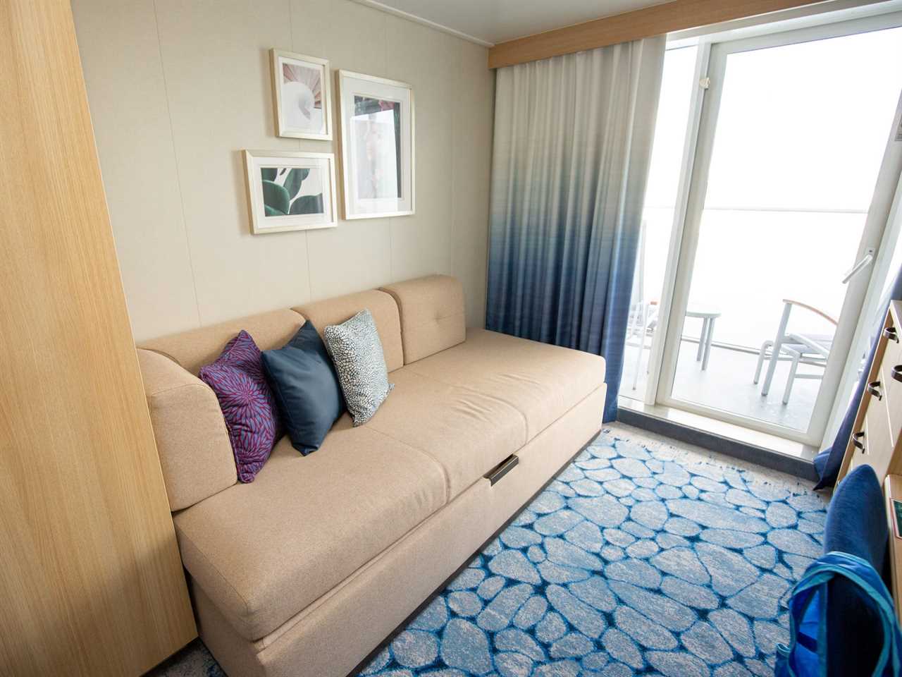 My balcony stateroom aboard Royal Caribbean's Wonder of the Seas