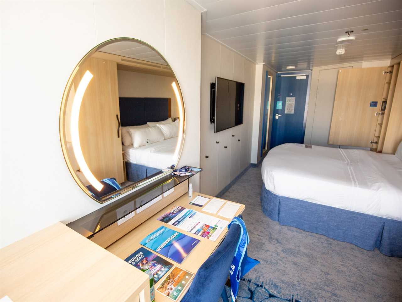 My balcony stateroom aboard Royal Caribbean's Wonder of the Seas