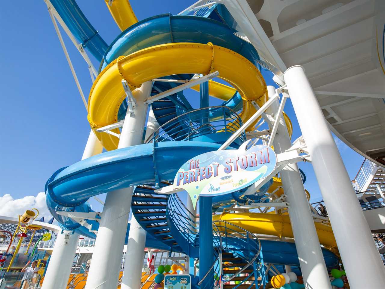 A waterslide on Royal Caribbean's Wonder of the Seas