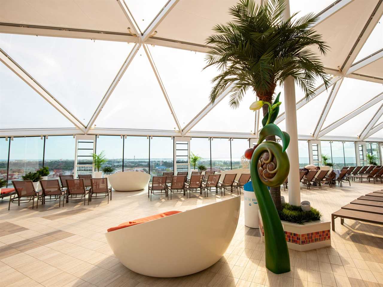 Solarium in Wonder of the Seas