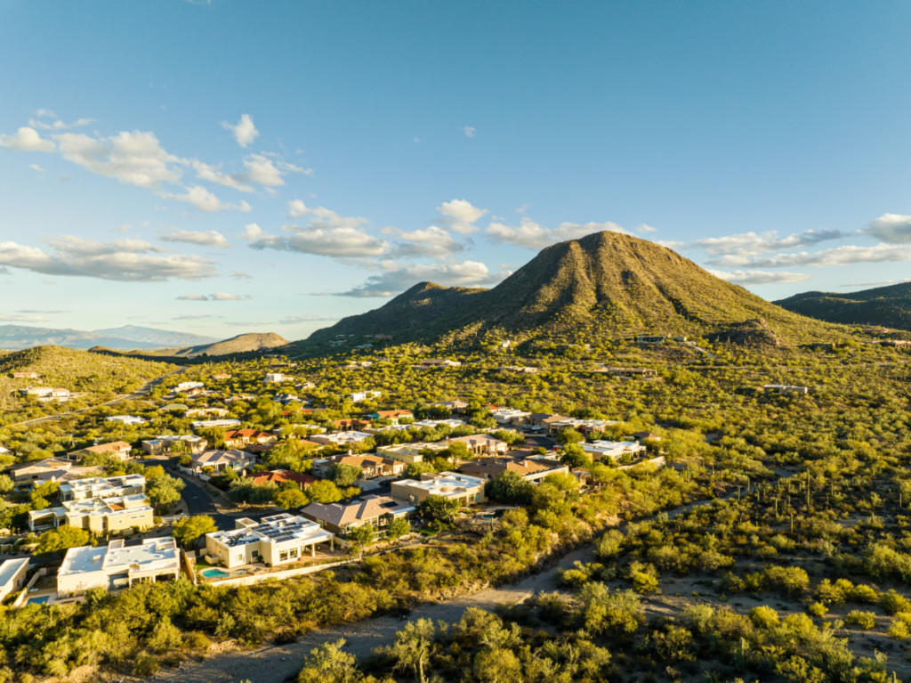 Neighborhood in West Tucson Arizona