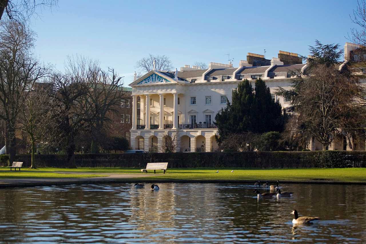 Charles Dickens' former home in Regents Park