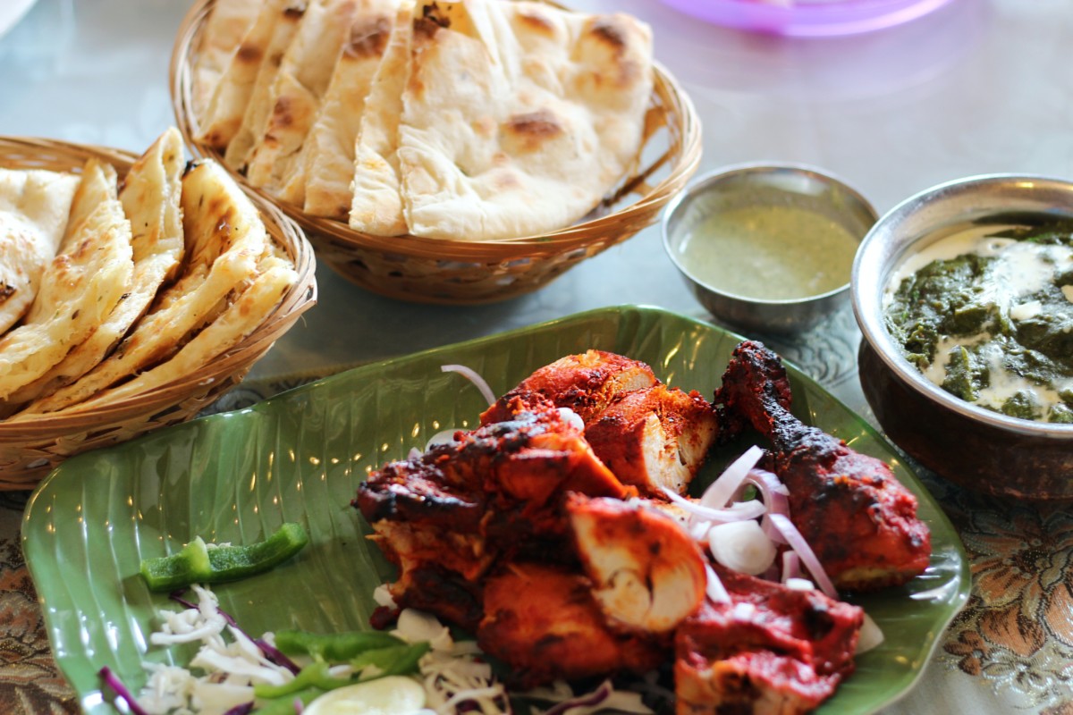 tandoori chicken and naan