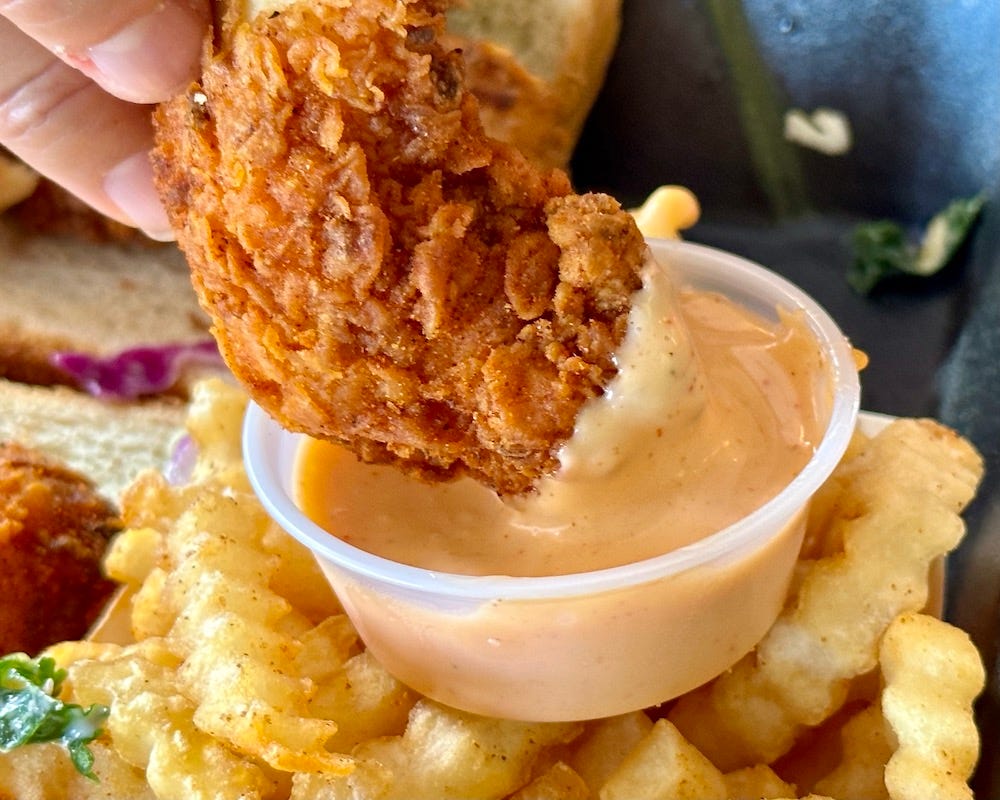 Dave’s Hot Chicken dipping sauce