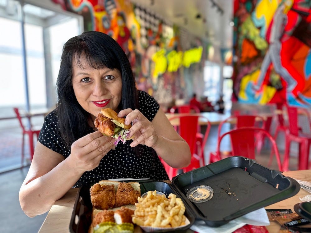 Insider reporter Nancy Luna tries Dave’s Hot Chicken