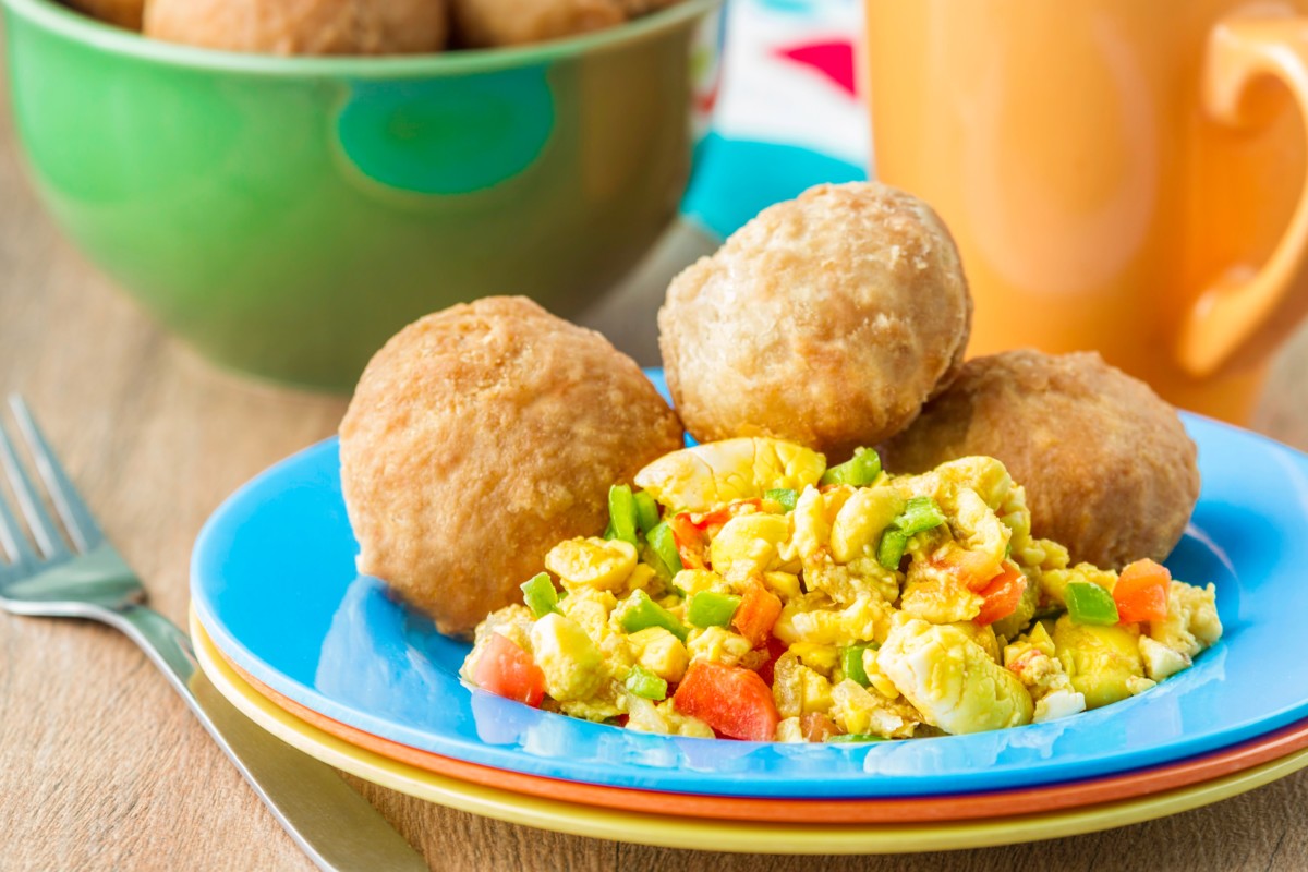 jamaican food ackee and dumplings