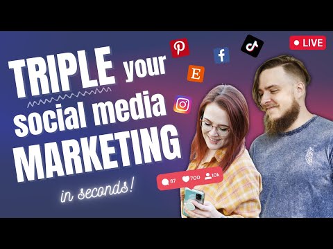 How to TRIPLE your Social Media Marketing Content in SECONDS - The Friday Bean Weekly Live Stream