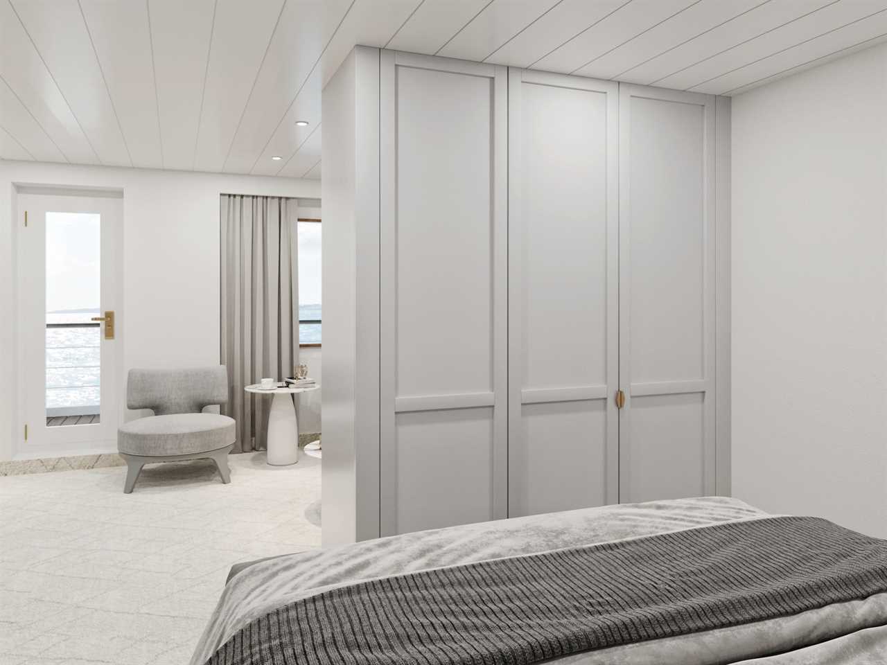 Inside a cabin aboard the MV Gemini with Life at Sea Cruises.