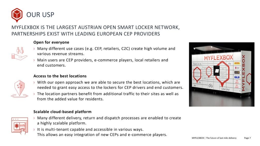 Myflexbox is the largest Austrian open smart locker network.