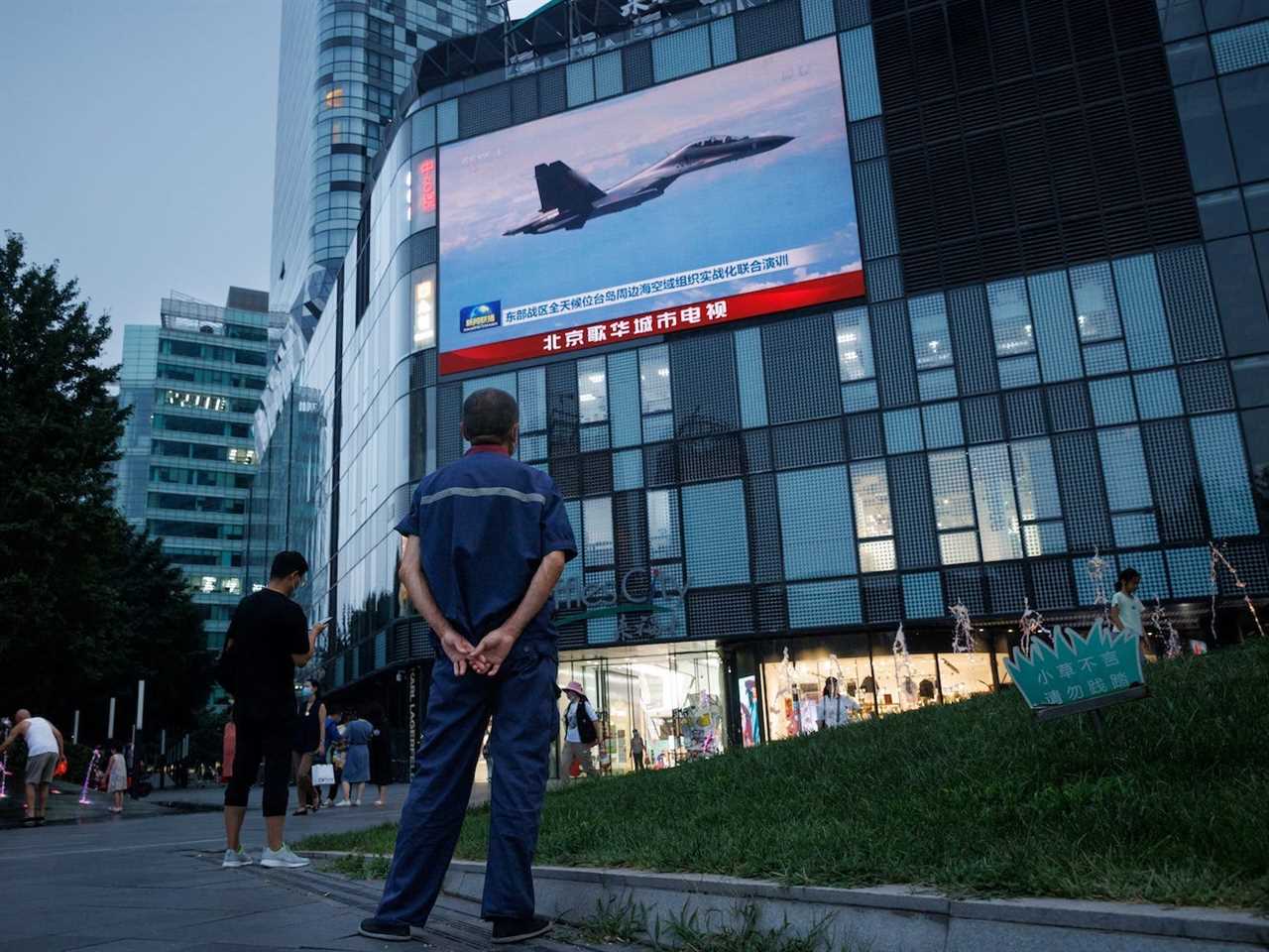 chinese military drills taiwan