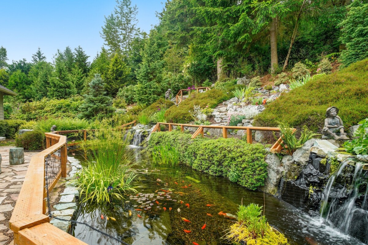 backyard pond for remodeling boston homes