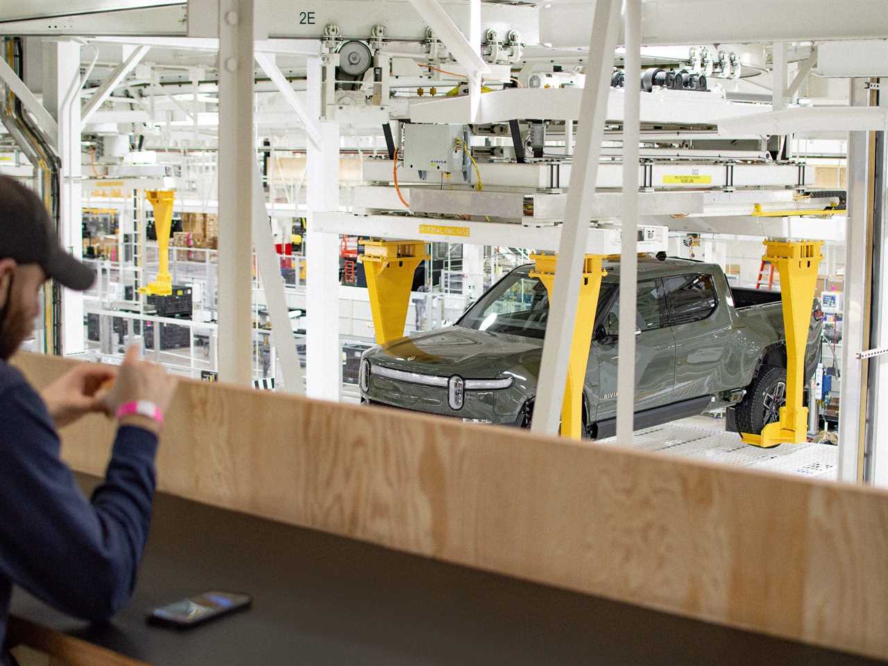 Rivian manufacturing in Normal, Illinois