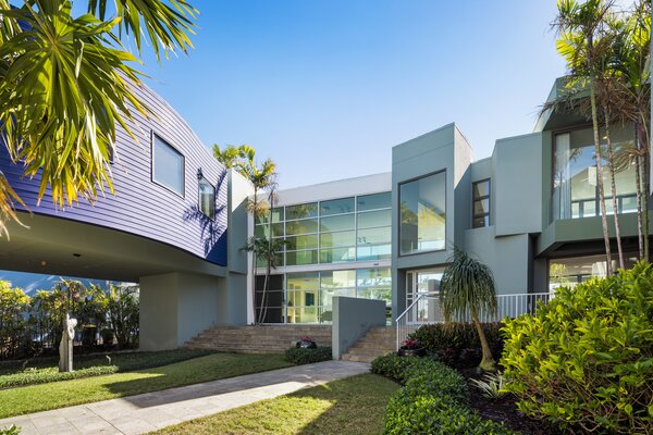 The Curvy, Colorful Home of Architect Don Chapell Hits the Market in Florida