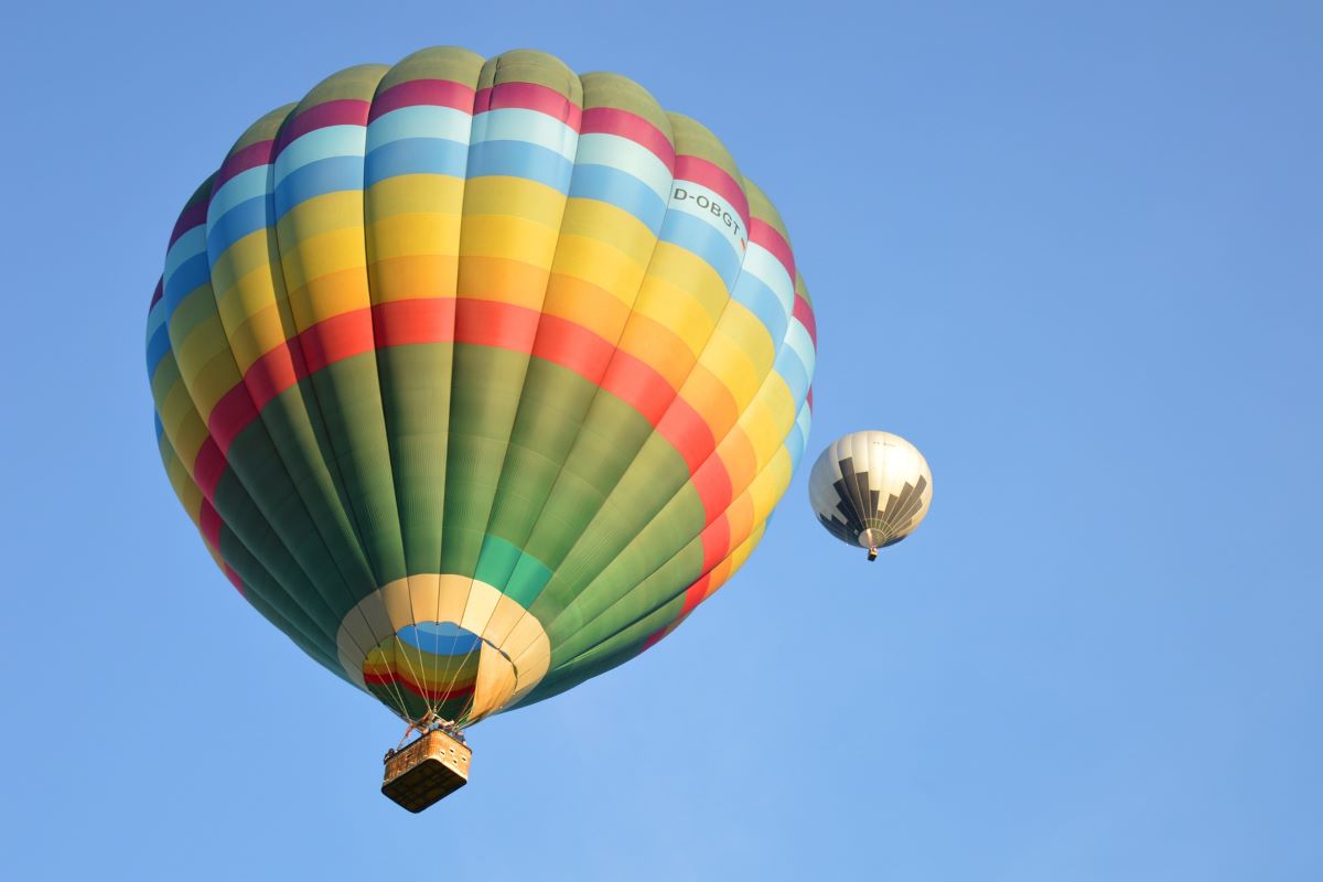 Hot air balloon ride