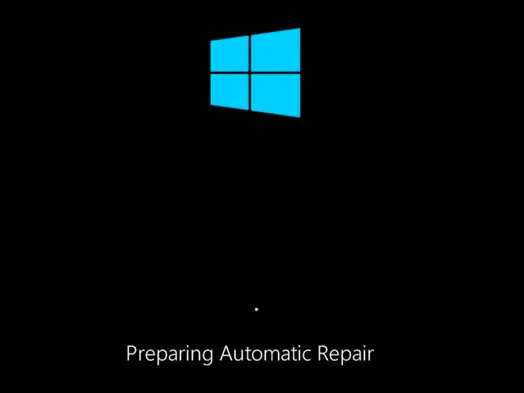 Preparing Automatic Repair screen.