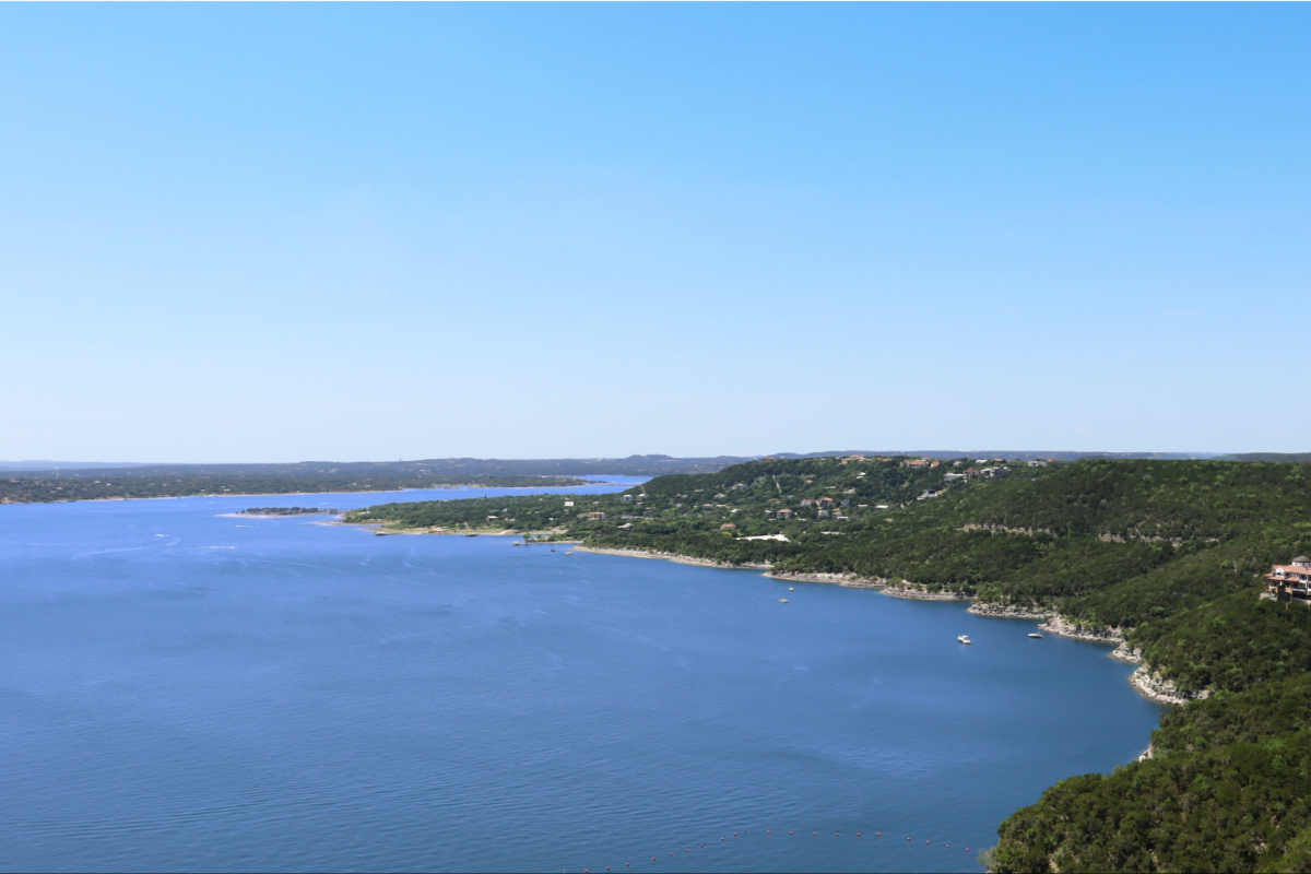 Lake Travis in Texas