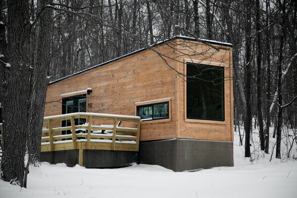 Offsite Camp cabin in Wassaic, New York, offers a place for city dwellers to work remotely surrounded by nature.