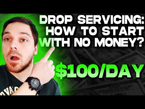 How To Start Drop Servicing With No Money? Drop Service WITHOUT MONEY!