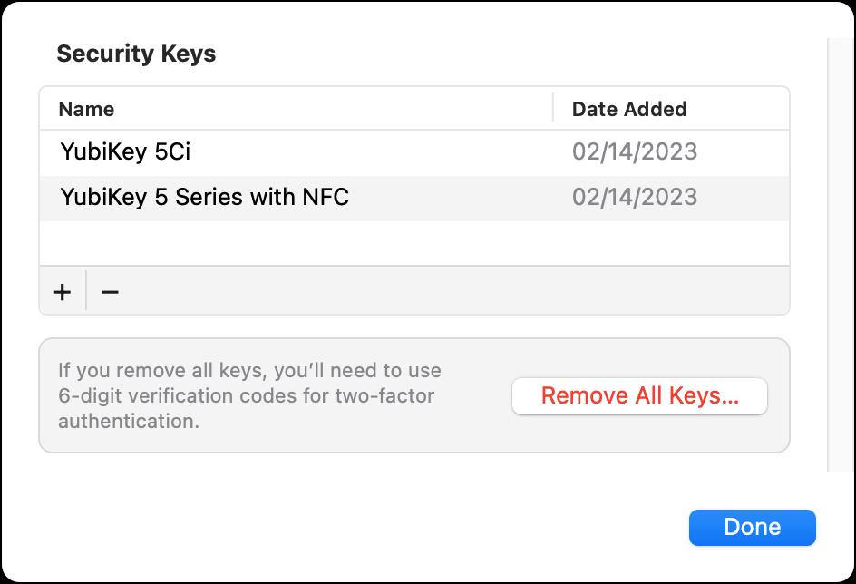 How to set up hardware security keys with your Apple ID