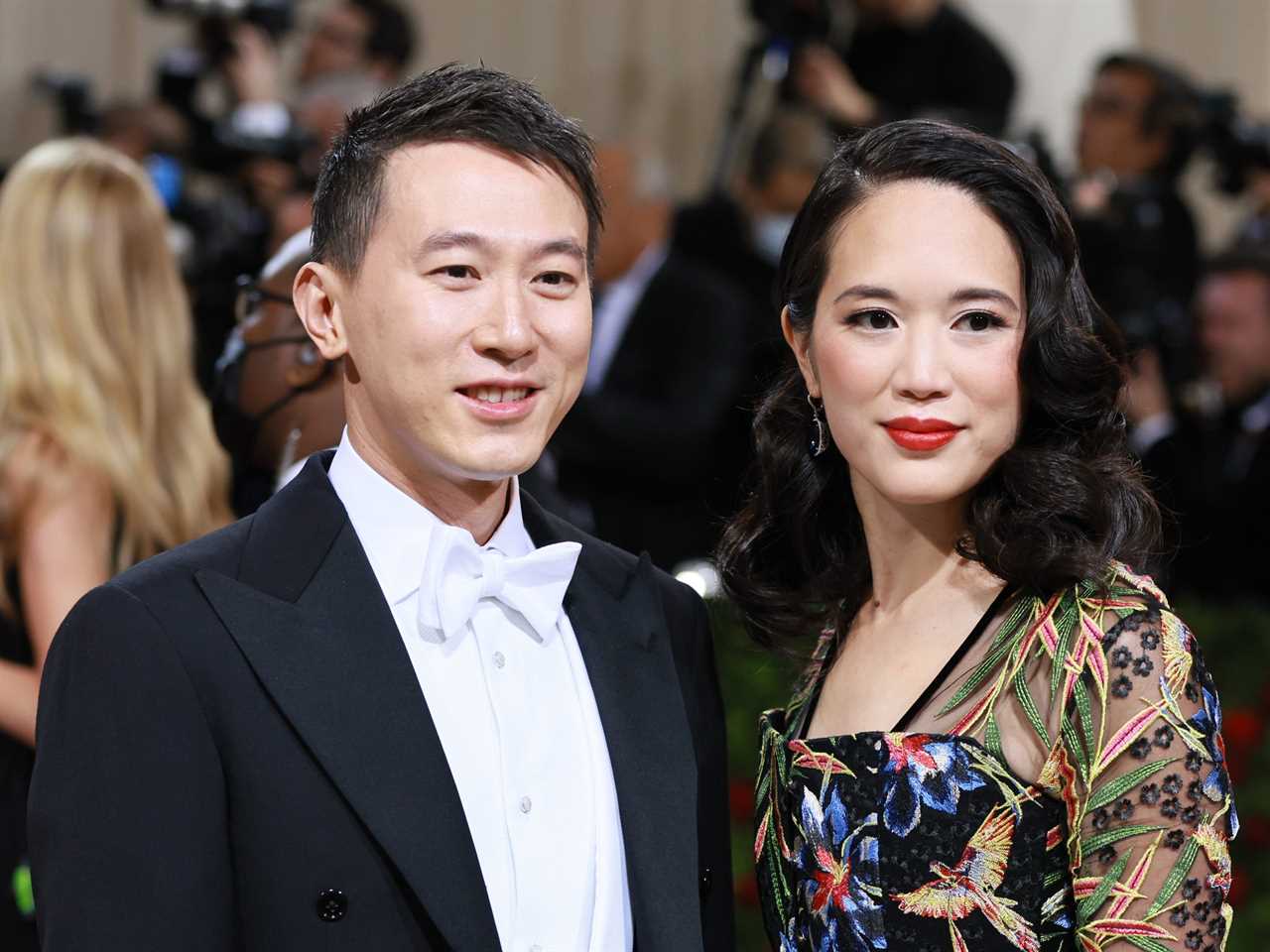 Shou Zi Chew and Vivian Kao attend The 2022 Met Gala