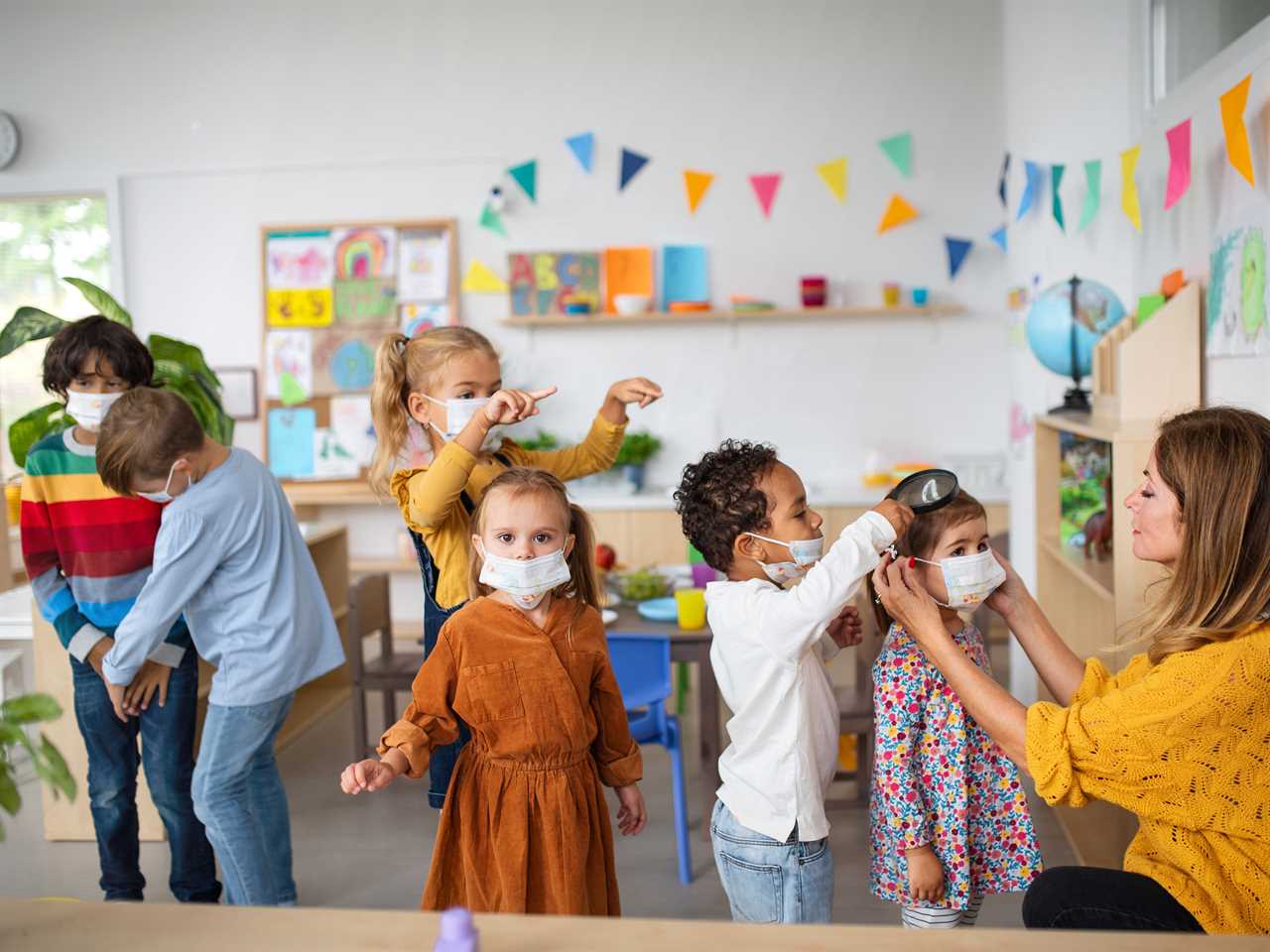 childcare daycare pandemic face masks