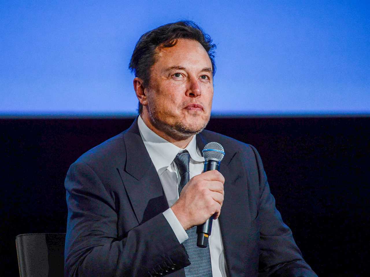 Elon Musk speaks at an oil and gas conference in Stavanger, Norway on Monday.