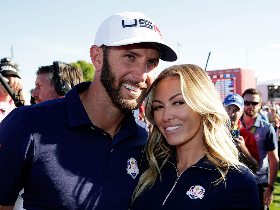 Dustin Johnson Paulina Gretzky