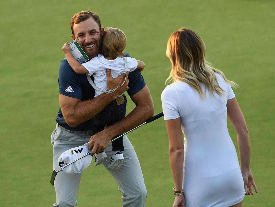 Dustin Johnson Paulina Gretzky