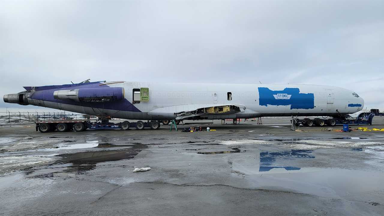 Disassembling the plane