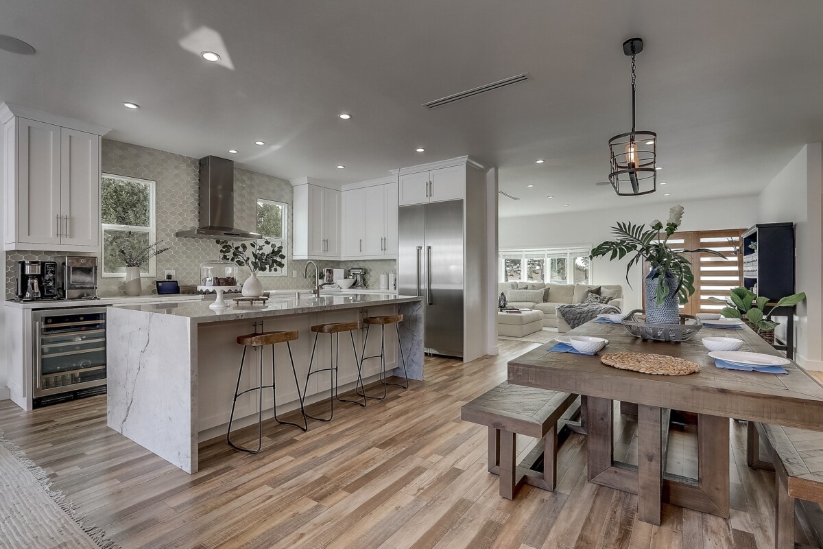 modern updated kitchen