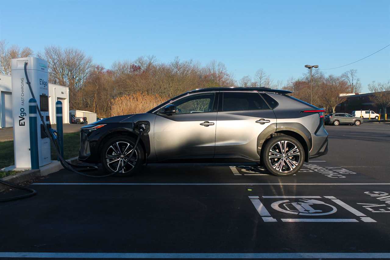 The 2023 Toyota bZ4X AWD Limited.