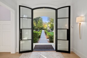 glass door entry way