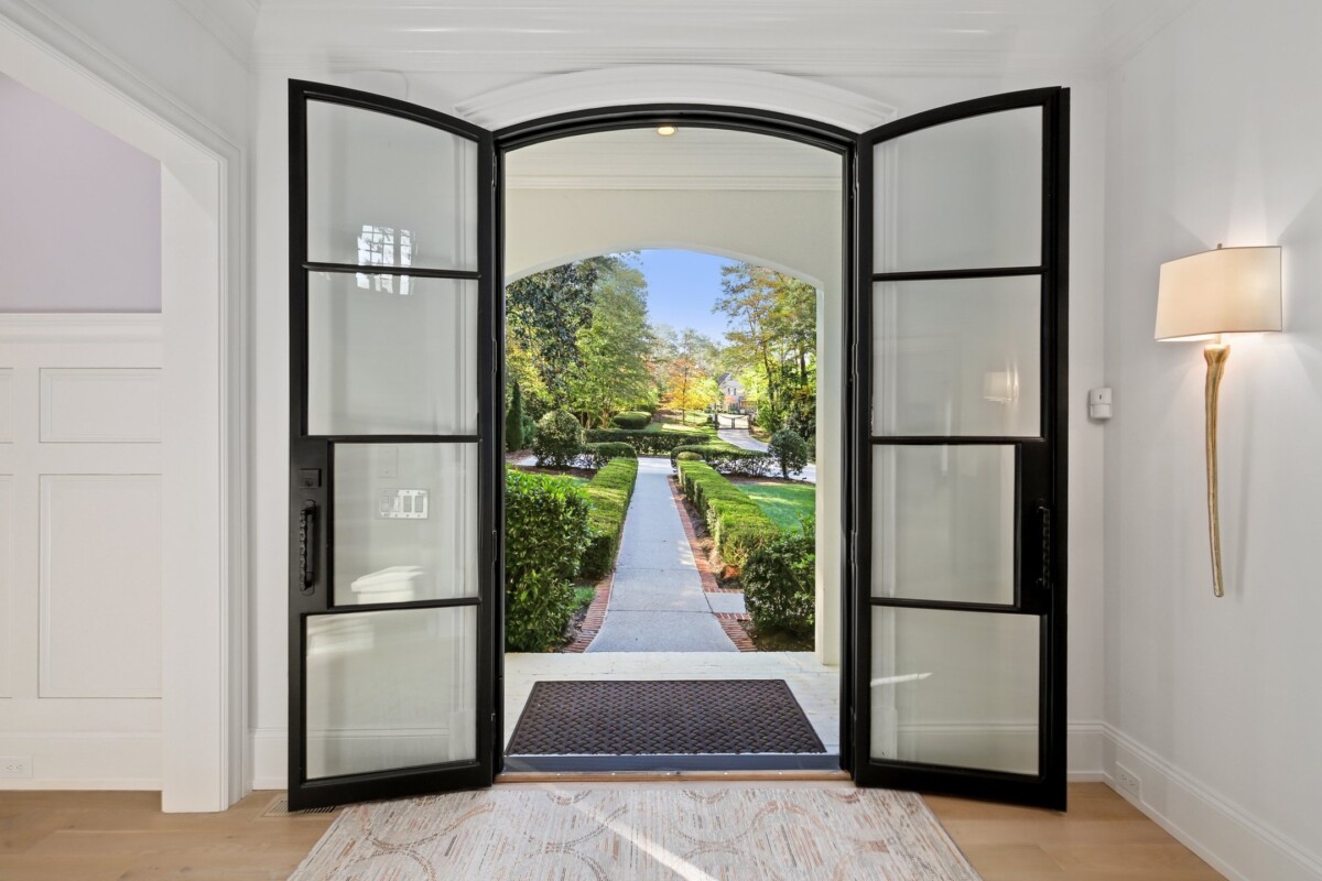 glass door entry way