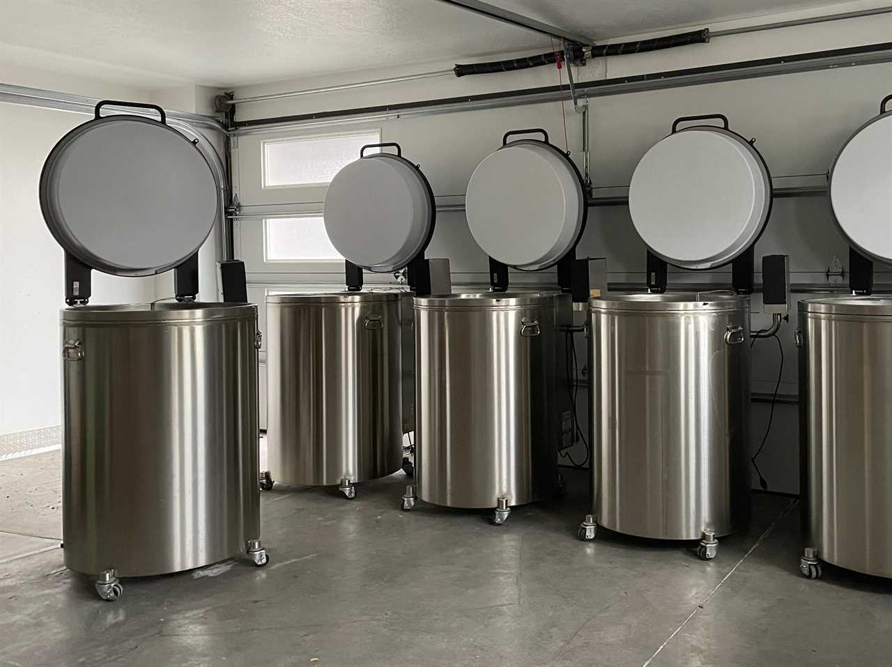 Cryopets recently purchased its first dewars — tall steel tanks for holding human and animal remains in a liquid nitrogen bath.