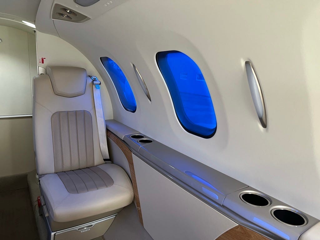 Flying on Volato's $5 million HondaJet.