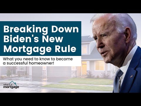 Biden's new Mortgage Rules and How to Get Around it!