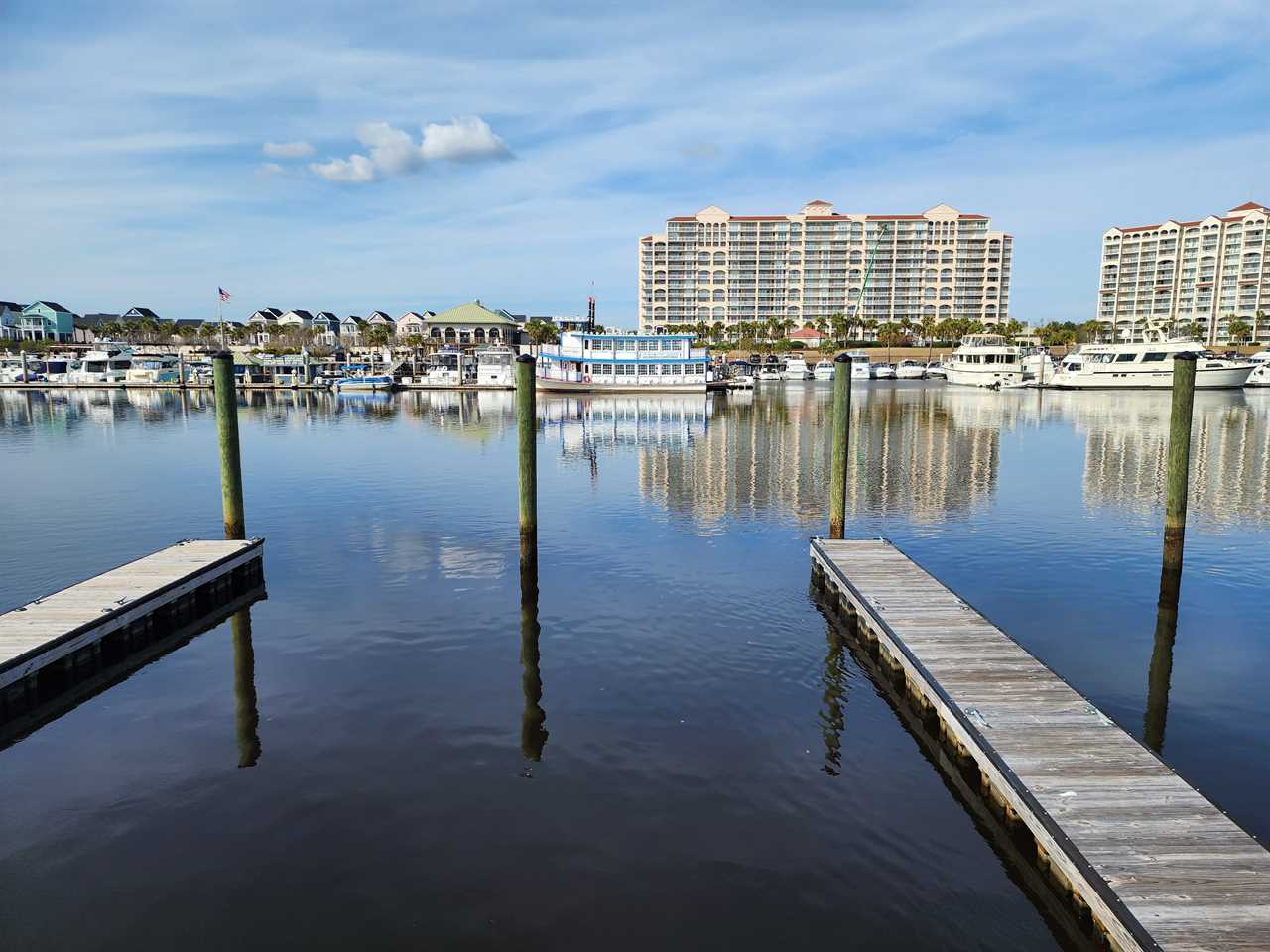 a marina in Myrtle Beach