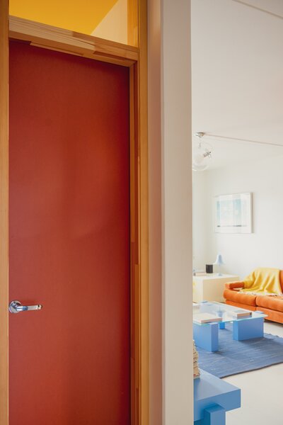 This Renovated Apartment’s Primary Color Scheme Is Anything But Basic