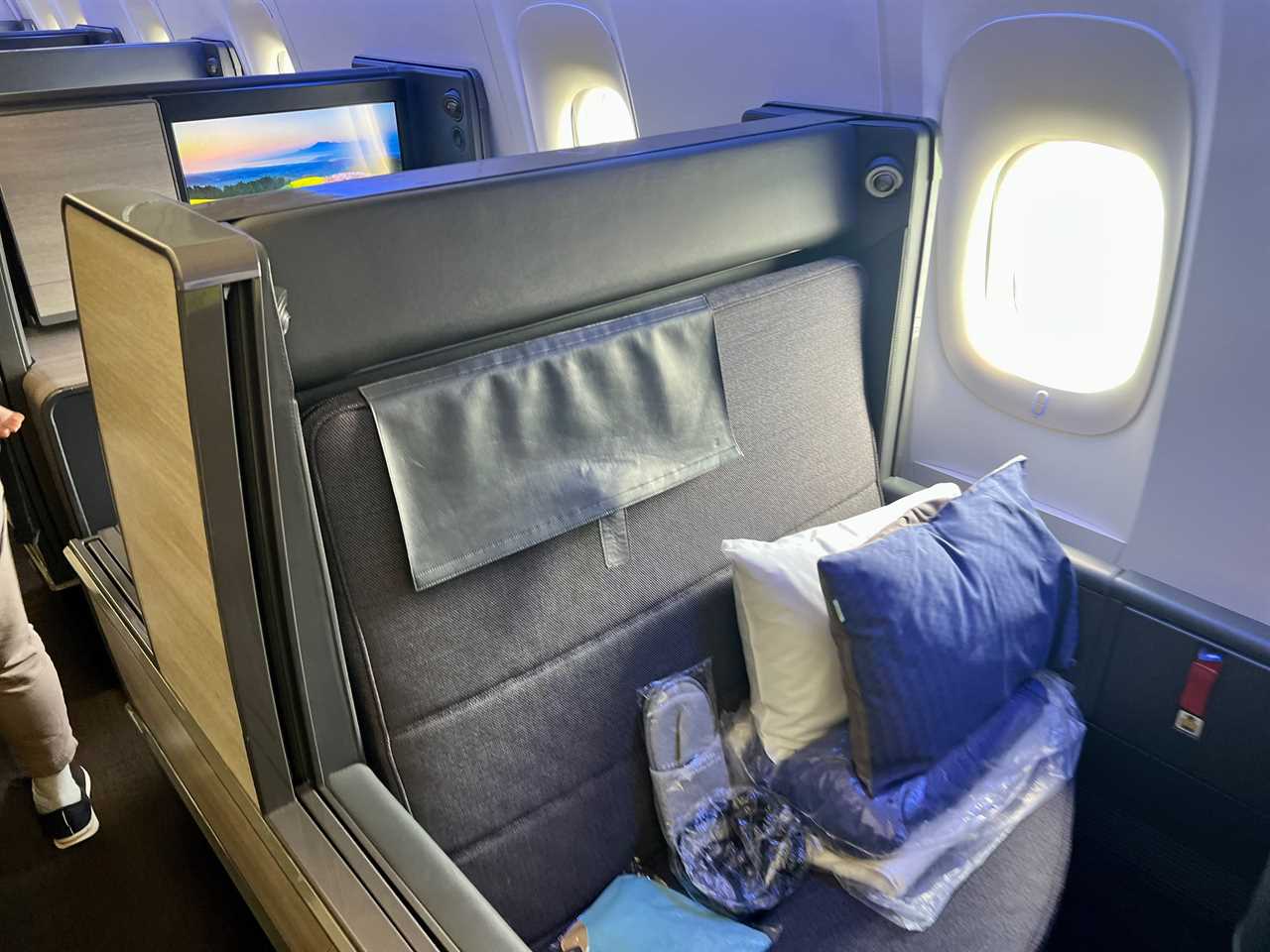 "The Room" business class seat.