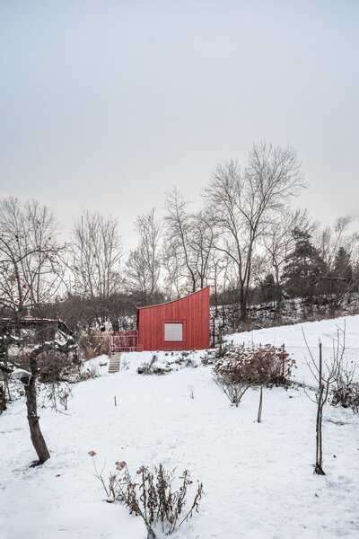 Plastic Windows, Plywood, and Pluck Bring Together This $56K DIY Cabin in the Czech Republic