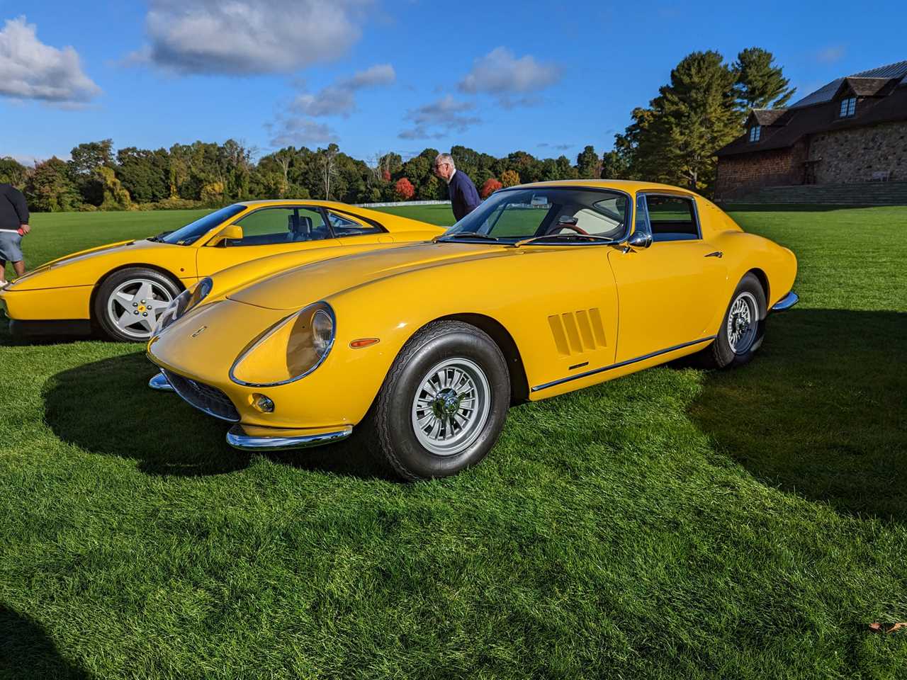 A photo of a yellow Ferarri taken by the Pixel 7